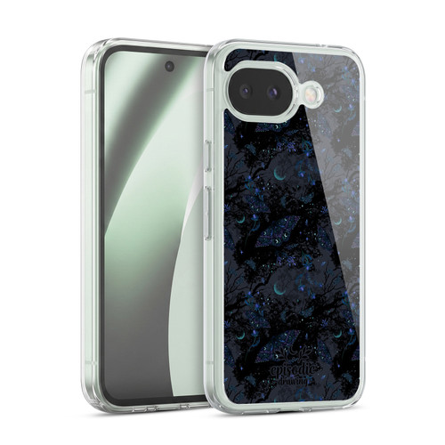 Episodic Drawing Spooky Patterns Witch Moth Soft Gel Case for Google Pixel 10a