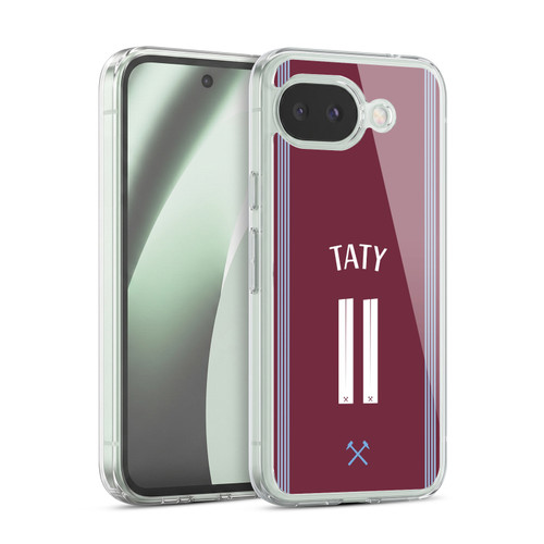 West Ham United FC 2025/26 Players Home Kit Taty Castellanos Soft Gel Case for Google Pixel 10a