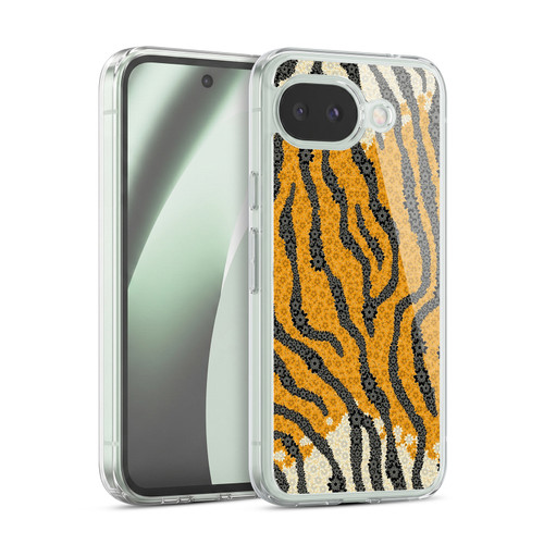 Head Case Designs Floral Camo Print Tiger Soft Gel Case for Google Pixel 10a