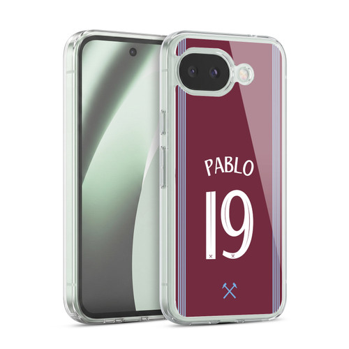 West Ham United FC 2025/26 Players Home Kit Pablo Felipe Soft Gel Case for Google Pixel 10a