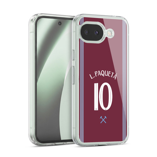 West Ham United FC 2025/26 Players Home Kit Lucas Paquetá Soft Gel Case for Google Pixel 10a