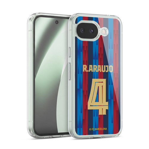 FC Barcelona 2022/23 Players Home Kit Ronald Araújo Soft Gel Case for Google Pixel 10a