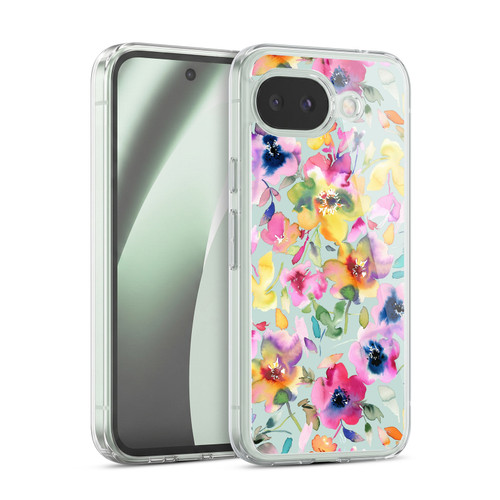 Ninola Pastel Beautiful Floral Artistic Summer Soft Gel Case for Google Pixel 10a