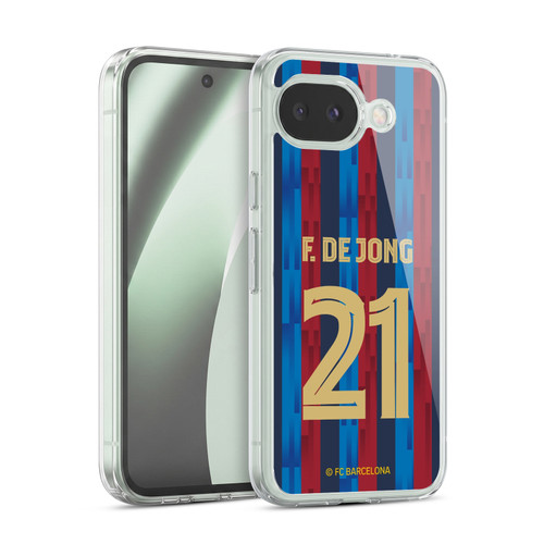 FC Barcelona 2022/23 Players Home Kit Frenkie de Jong Soft Gel Case for Google Pixel 10a