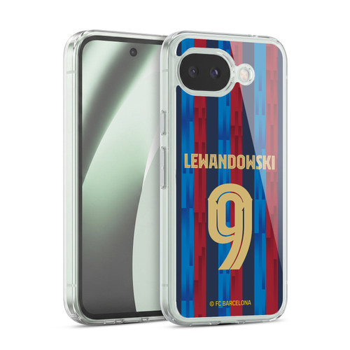 FC Barcelona 2022/23 Players Home Kit Robert Lewandowski Soft Gel Case for Google Pixel 10a