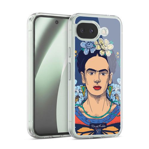 Frida Kahlo Sketch Floral Soft Gel Case for Google Pixel 10a