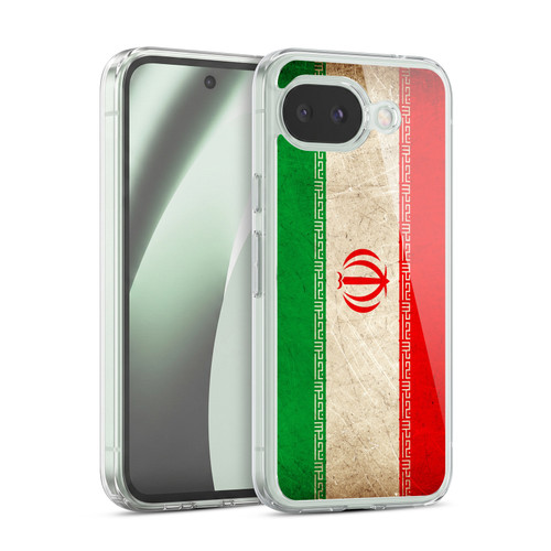 Head Case Designs Football World Flags Iran Iranian Vintage Soft Gel Case for Google Pixel 10a