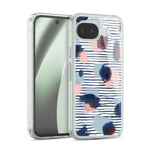 Ninola Patterns Graphic Thoughts Dots Blue Soft Gel Case for Google Pixel 10a