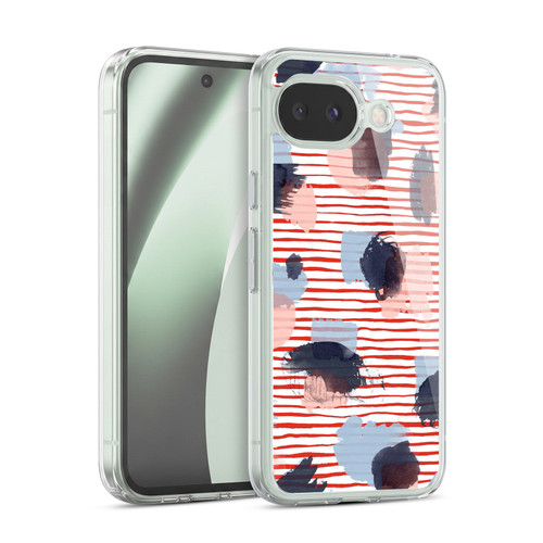 Ninola Patterns Graphic Thoughts Dots Red Soft Gel Case for Google Pixel 10a