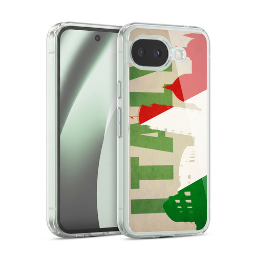 Head Case Designs Flags And Landmarks Italy Soft Gel Case for Google Pixel 10a