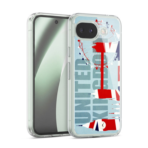 Head Case Designs Flags And Landmarks United Kingdom Soft Gel Case for Google Pixel 10a