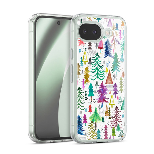 Ninola Patterns 4 Colourful Pines Soft Gel Case for Google Pixel 10a