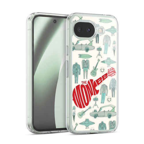 The Monkees Graphics Pattern Soft Gel Case for Google Pixel 10a