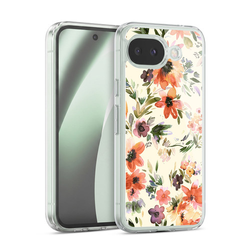 Ninola Spring Floral Painterly Flowers Soft Gel Case for Google Pixel 10a