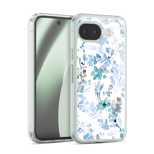 Ninola Wild Grasses Blue Plants Soft Gel Case for Google Pixel 10a