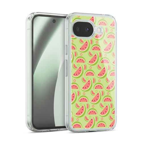 Head Case Designs Fruit Patterns Watermelons Soft Gel Case for Google Pixel 10a