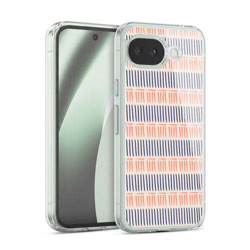 Gabriela Thomeu Art Blue And Pink Lines Soft Gel Case for Google Pixel 10a