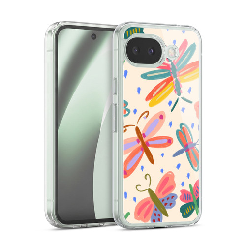 Gabriela Thomeu Art Happy And Colorful Butterlies Soft Gel Case for Google Pixel 10a