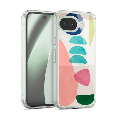 Ninola Watercolor Prints Organic Bold Shapes Soft Gel Case for Google Pixel 10a