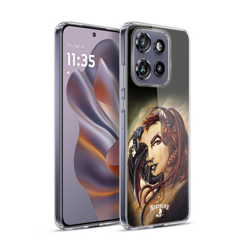 Alchemy Gothic Dragon Morgan Theomachia Soft Gel Case for Motorola Edge 50 Neo