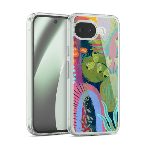 Suzanne Allard Floral Art Seed Pod Soft Gel Case for Google Pixel 10a