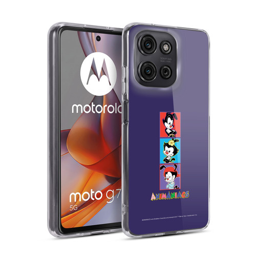 Animaniacs Graphics Tiles Soft Gel Case for Motorola Moto G75