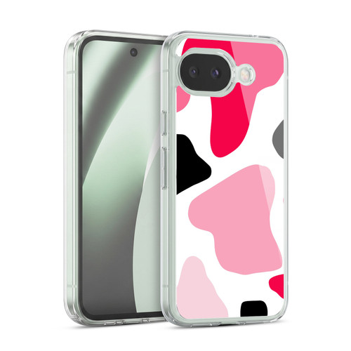 Grace Illustration Cow Prints Pink Soft Gel Case for Google Pixel 10a