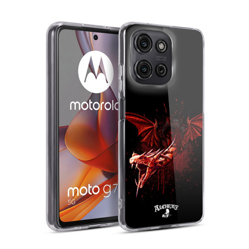 Alchemy Gothic Dragon Devils Travails Soft Gel Case for Motorola Moto G75