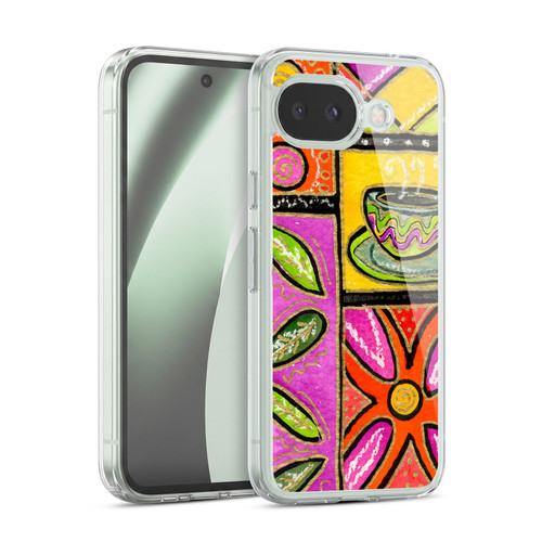 Wyanne Nature Happy Coffee & Flowers Soft Gel Case for Google Pixel 10a