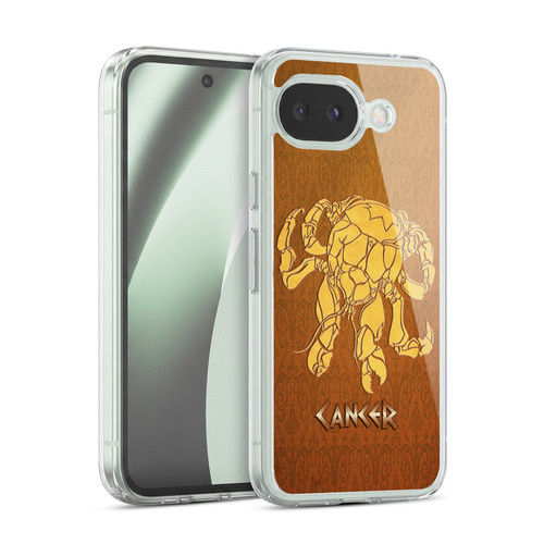 Head Case Designs Zodiac Signs Cancer Soft Gel Case for Google Pixel 10a