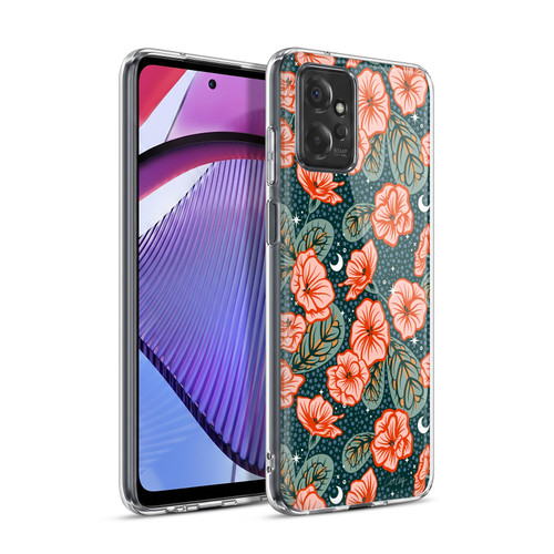 Cat Coquillette Tropical Wildlife African Violet Soft Gel Case for Motorola Moto G Power (2023)