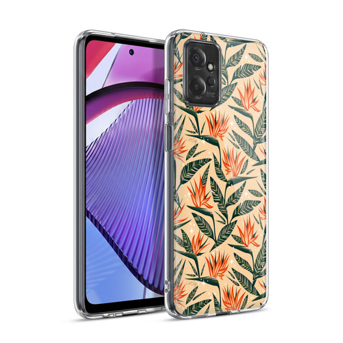 Cat Coquillette Tropical Wildlife Bird Of Paradise Soft Gel Case for Motorola Moto G Power (2023)