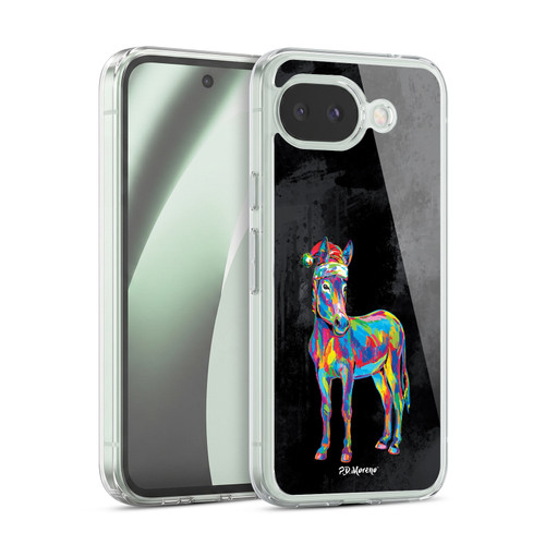 P.D. Moreno Christmas Animal Pop Colors Donkey Soft Gel Case for Google Pixel 10a