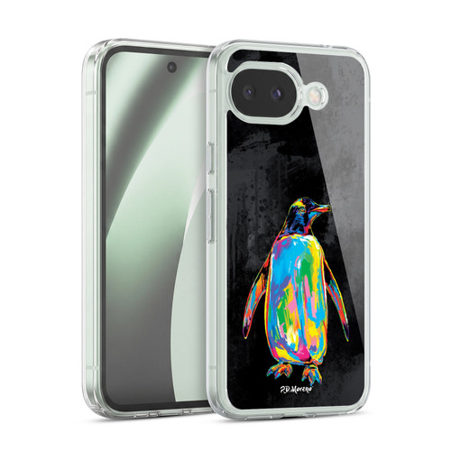 P.D. Moreno Christmas Animal Pop Colors Penguin Soft Gel Case for Google Pixel 10a