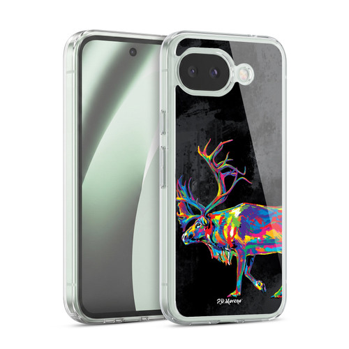 P.D. Moreno Christmas Animal Pop Colors Reindeer Soft Gel Case for Google Pixel 10a