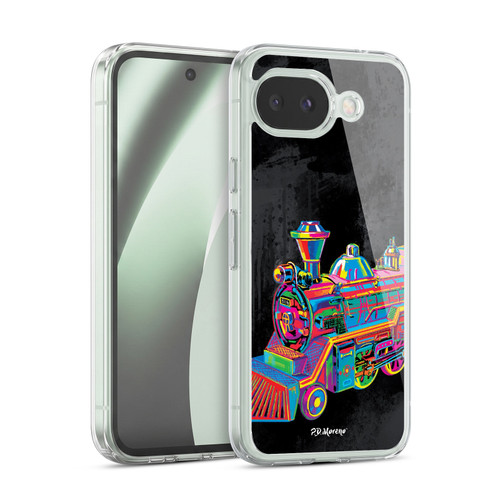 P.D. Moreno Christmas Animal Pop Colors Toy Train Soft Gel Case for Google Pixel 10a