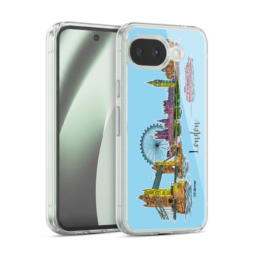 P.D. Moreno City Sketches London Soft Gel Case for Google Pixel 10a