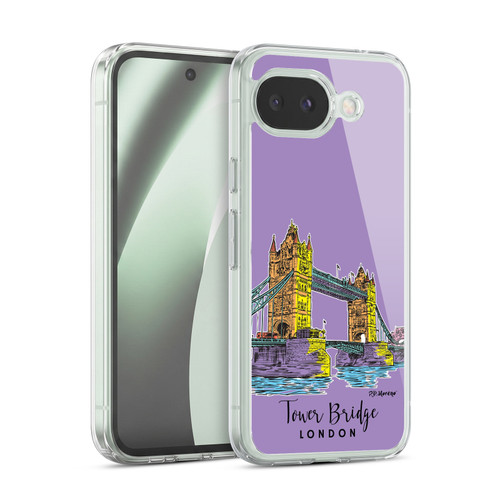 P.D. Moreno City Sketches Tower Bridge London Soft Gel Case for Google Pixel 10a