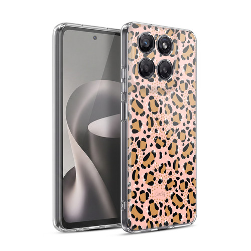 Cat Coquillette Tropical Wildlife Sparkly Leopard Print Soft Gel Case for Motorola Moto G37 Power