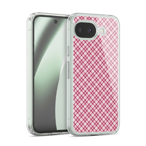 Head Case Designs Plaid - Pattern Collection Hot Pink Soft Gel Case for Google Pixel 10a