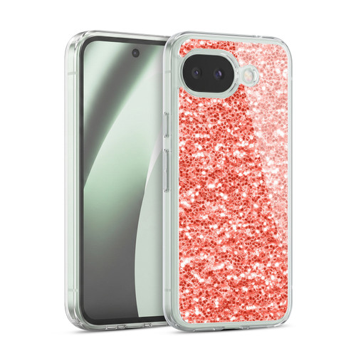 PLdesign Sparkly Coral Coral Sparkle Soft Gel Case for Google Pixel 10a