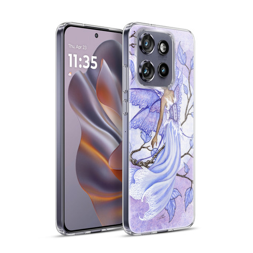 Amy Brown Lovely Fairies Dreaming In Lavender Soft Gel Case for Motorola Edge 50 Neo