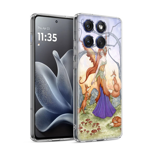 Amy Brown Lovely Fairies Foxy Fairy Soft Gel Case for Motorola Edge 70