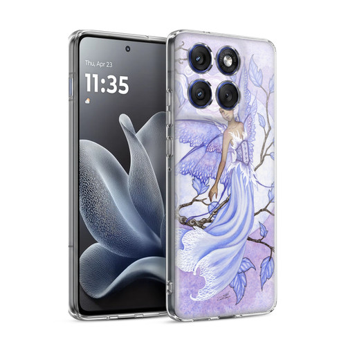 Amy Brown Lovely Fairies Dreaming In Lavender Soft Gel Case for Motorola Edge 70