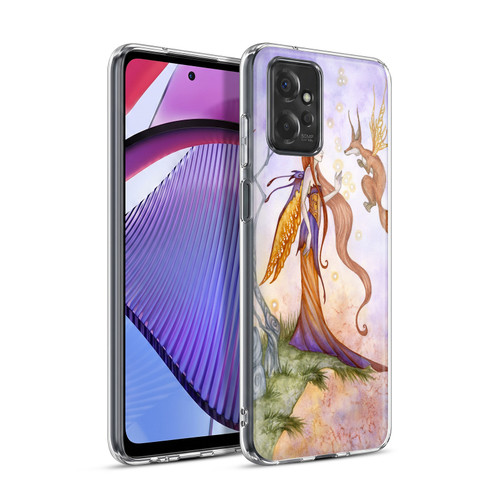 Amy Brown Lovely Fairies Cliffside Talks Soft Gel Case for Motorola Moto G Power (2023)