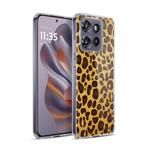 Haroulita Animal Prints Leopard Soft Gel Case for Motorola Edge 50 Neo
