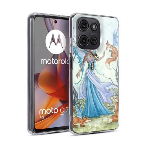Amy Brown Lovely Fairies Enchanted Encounter Soft Gel Case for Motorola Moto G75