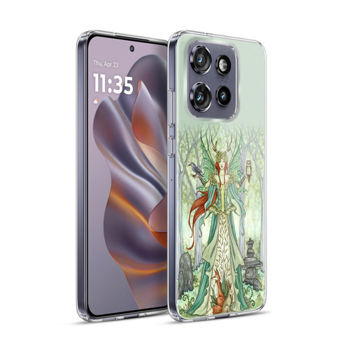 Amy Brown Mystical Art Nature Harmony Soft Gel Case for Motorola Edge 50 Neo