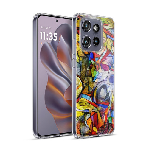 Cosmo18 Jupiter Fantasy Abstract Soft Gel Case for Motorola Edge 50 Neo
