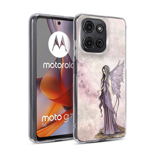 Amy Brown Mystical Art I Will Return As Stars Fairy Soft Gel Case for Motorola Moto G75